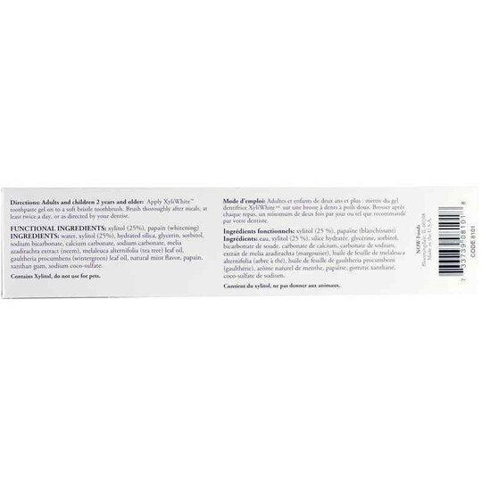 XyliWhite Neem & Tea Tree Toothpaste with Mint Flavor,, NOW