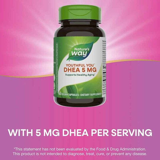 Youthful You DHEA 5 Mg, 60 Veg Capsules, NWA