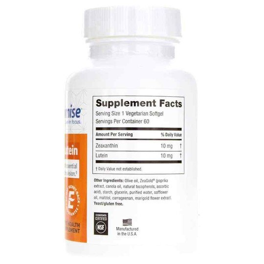 Zeaxanthin + Lutein, EyePromise