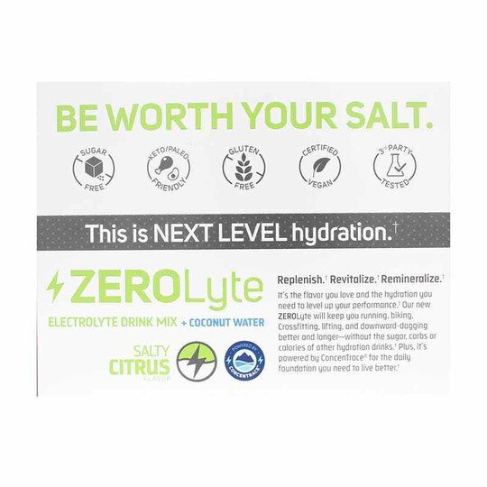 ZeroLyte Electrolyte Drink Mix, TMR
