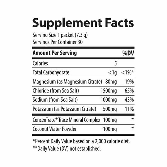 ZeroLyte Electrolyte Drink Mix, TMR