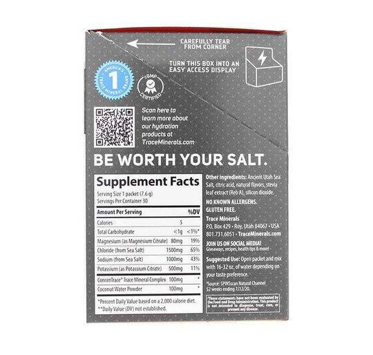 ZeroLyte Electrolyte Drink Mix, TMR