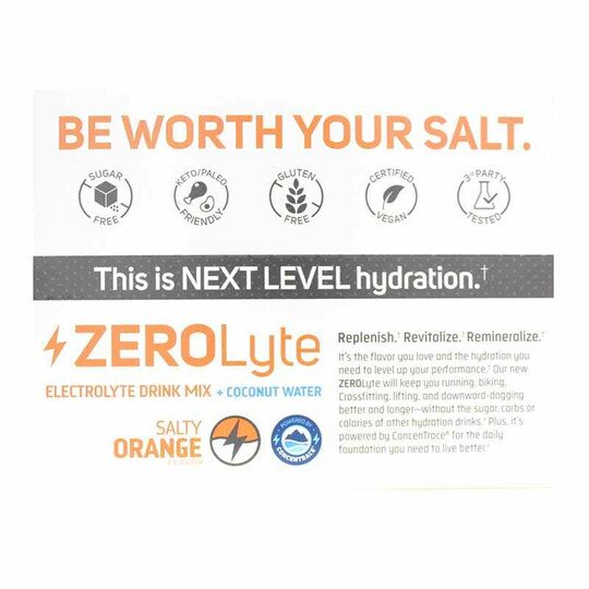 ZeroLyte Electrolyte Drink Mix, TMR