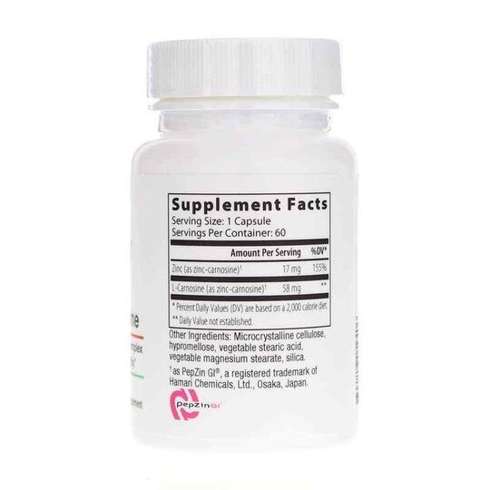 Zinc Carnosine, 60 Capsules, ND