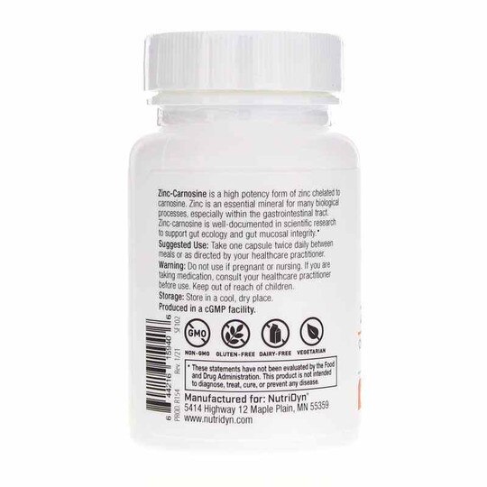 Zinc Carnosine, 60 Capsules, ND