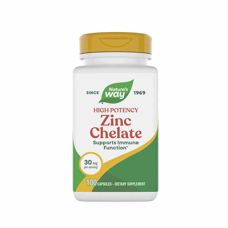 Zinc Chelate 30 Mg, Natures Way