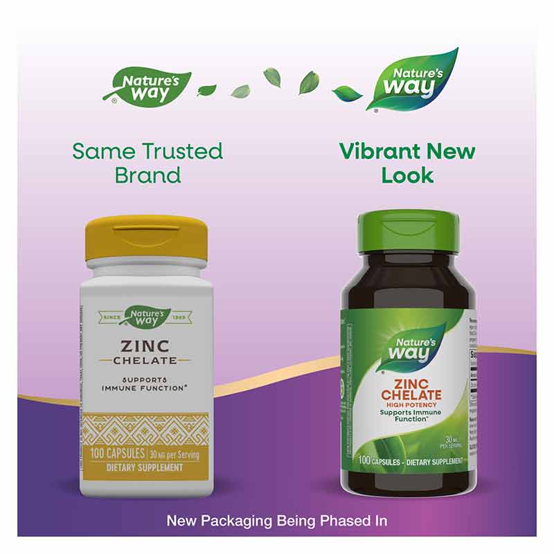 Zinc Chelate 30 Mg, Natures Way