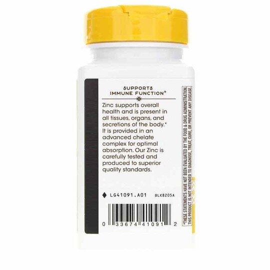 Zinc Chelate 30 Mg, 100 Capsules, NWA