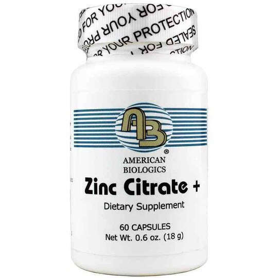 Zinc Citrate +, American Biologics