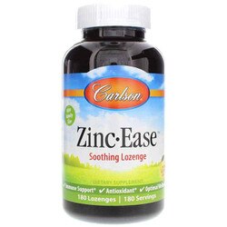 Zinc-Ease Soothing Lozenge, Carlson Labs