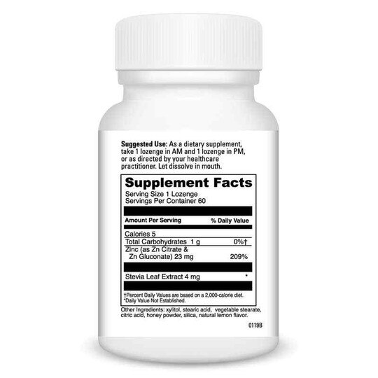 Zinc Lozenge, 60 Lozenges, DL