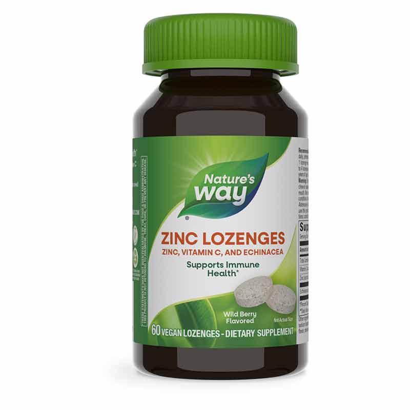 Zinc Lozenges Wild Berry Flavor, Natures Way