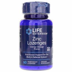 Zinc Lozenges Natural Citrus-Orange Flavor