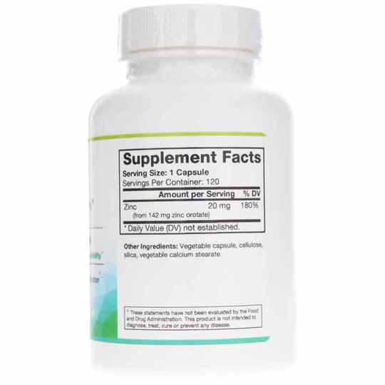 Zinc Orotate, 120 Capsules, BD