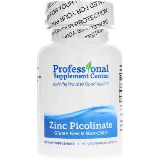 Zinc Picolinate 30 Mg, 60 Veg Capsules, PSC