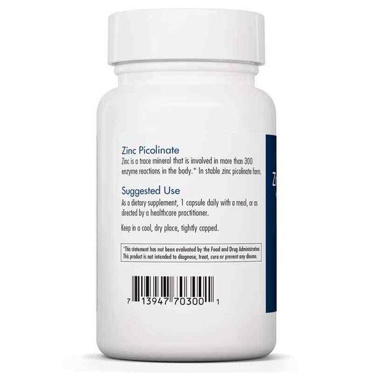 Zinc Picolinate, 60 Veg Capsules, ARG