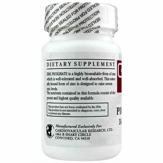 Zinc Picolinate, 60 Capsules, CR