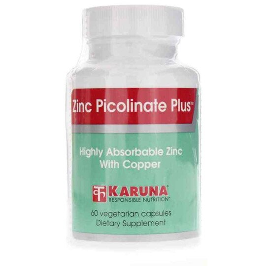Zinc Picolinate Plus, 60 Veg Capsules, KRU