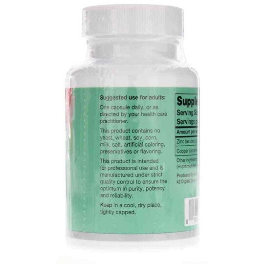 Zinc Picolinate Plus, 60 Veg Capsules, KRU