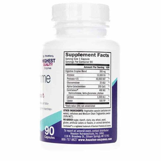 Zyme Prime Enzyme for Digestive Support, 90 Capsules, HSE